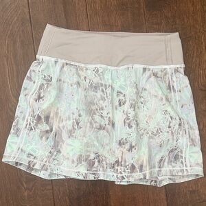 lululemon athletica Pastel Patterned Mini Skirt/Skort